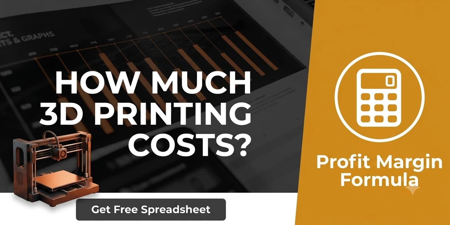 How to Price 3D Prints for Etsy & Commercial Sales: Profit Margin Formula