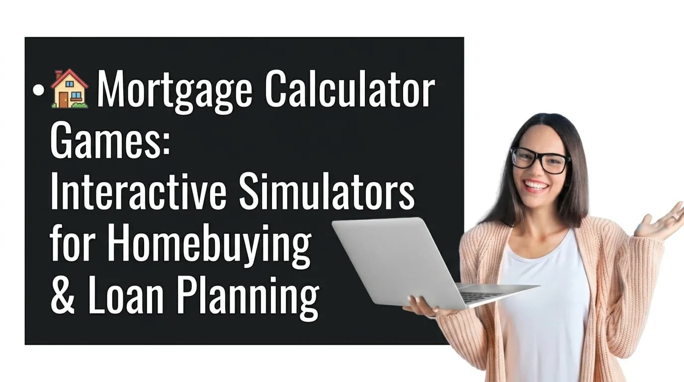 Mortgage Calculator Games: Interactive Simulators for Homebuying & Loan Planning