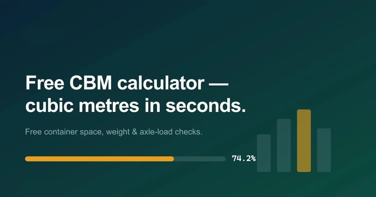 Calculate CBM from Inches & Centimeters: Freight Guide