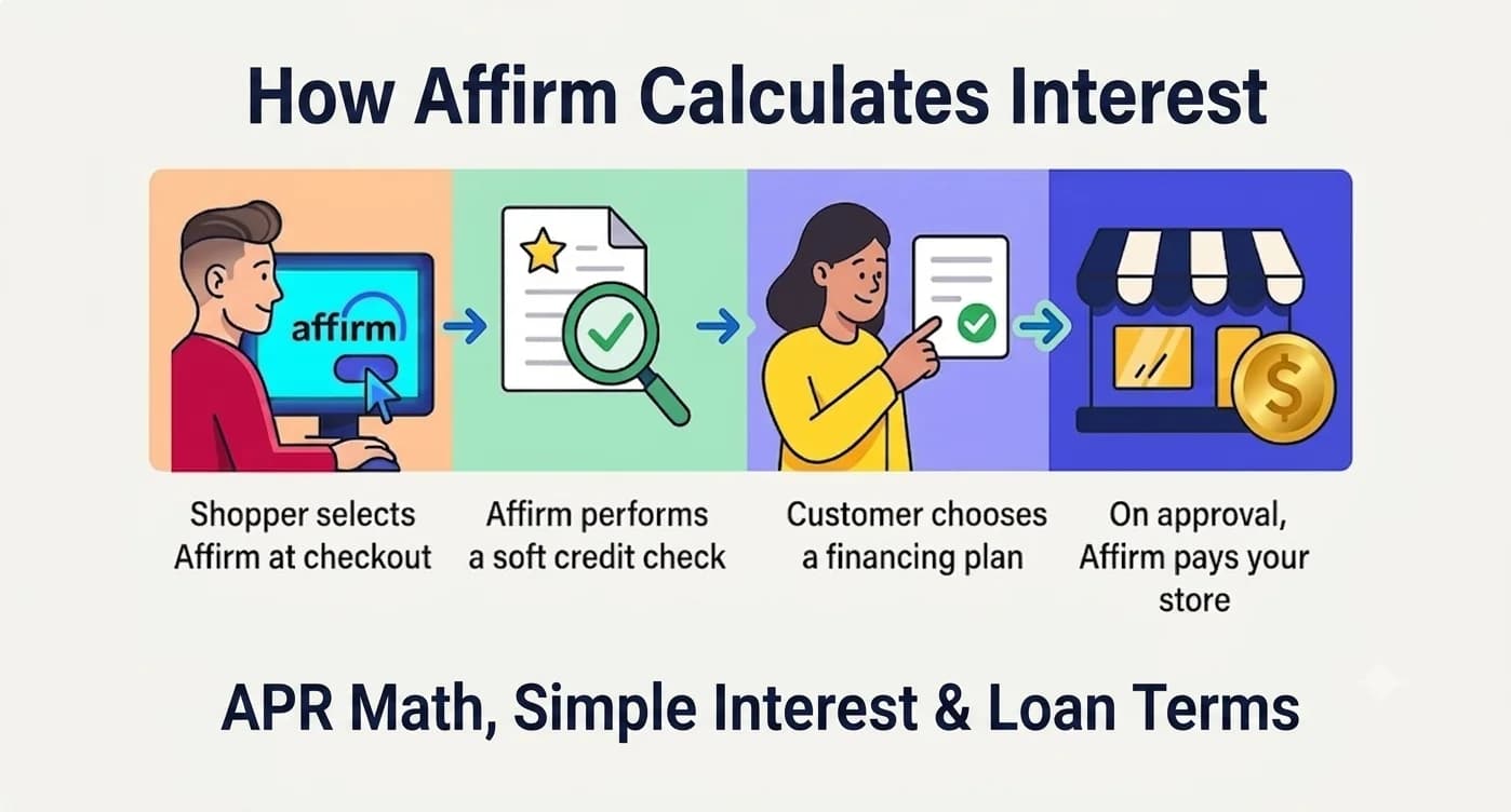 How Affirm Calculates Interest: APR Math, Simple Interest & Loan Terms