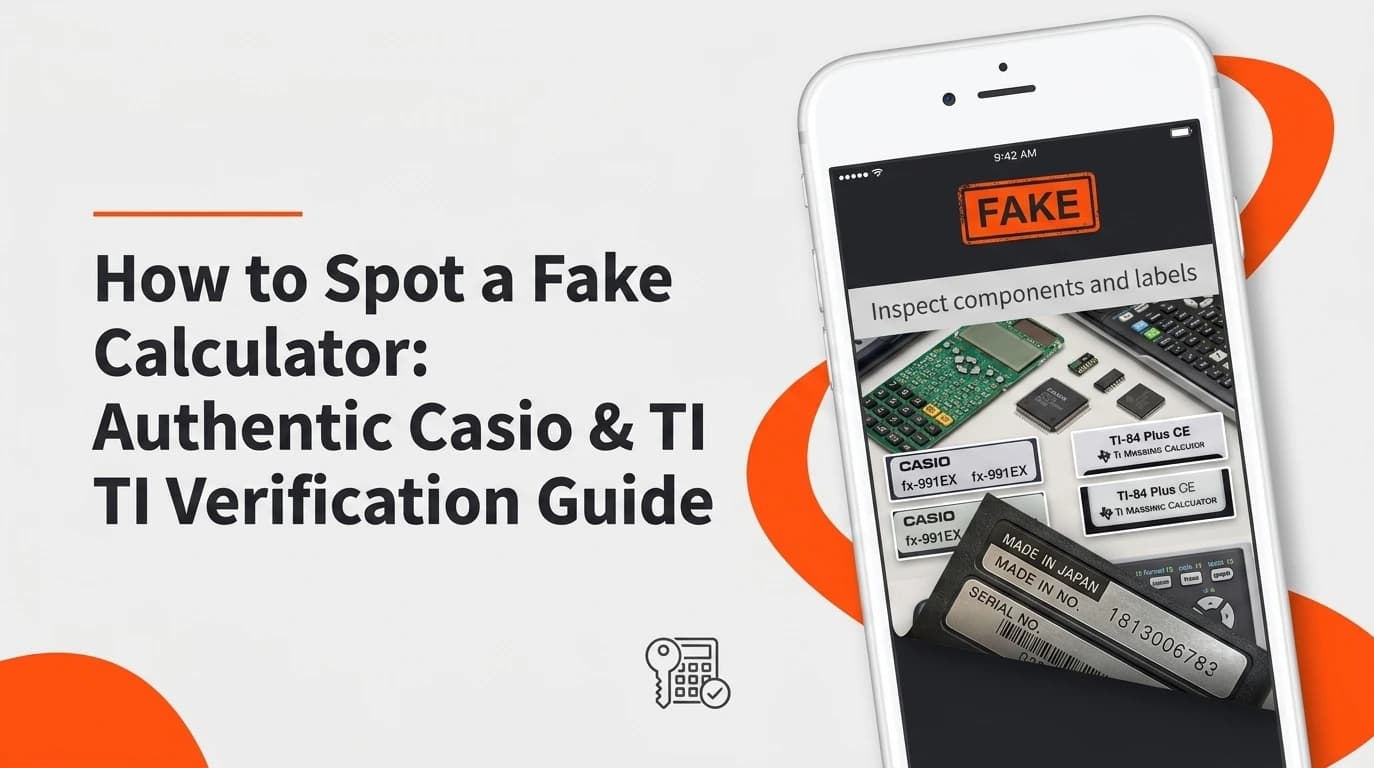 How to Spot a Fake Calculator: Authentic Casio, TI & Secret Vault Guide
