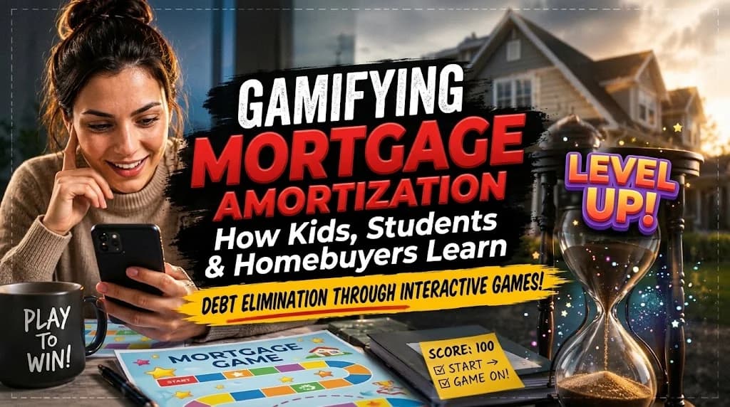 Gamifying Mortgage Amortization: How Kids, Students & Homebuyers Learn Debt Elimination Through Interactive Games