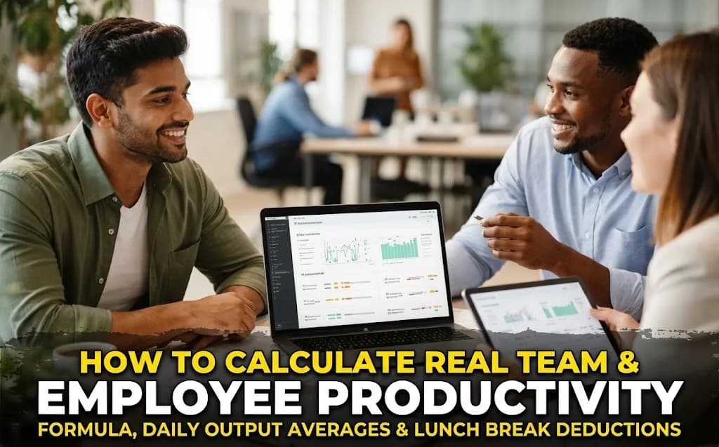How to Calculate Real Team & Employee Productivity: Formula, Daily Output Averages & Lunch Break Deductions
