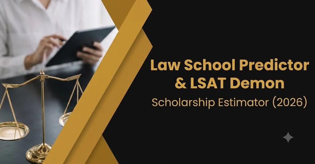 Law School Predictor & LSAT Demon Scholarship Estimator (2026)